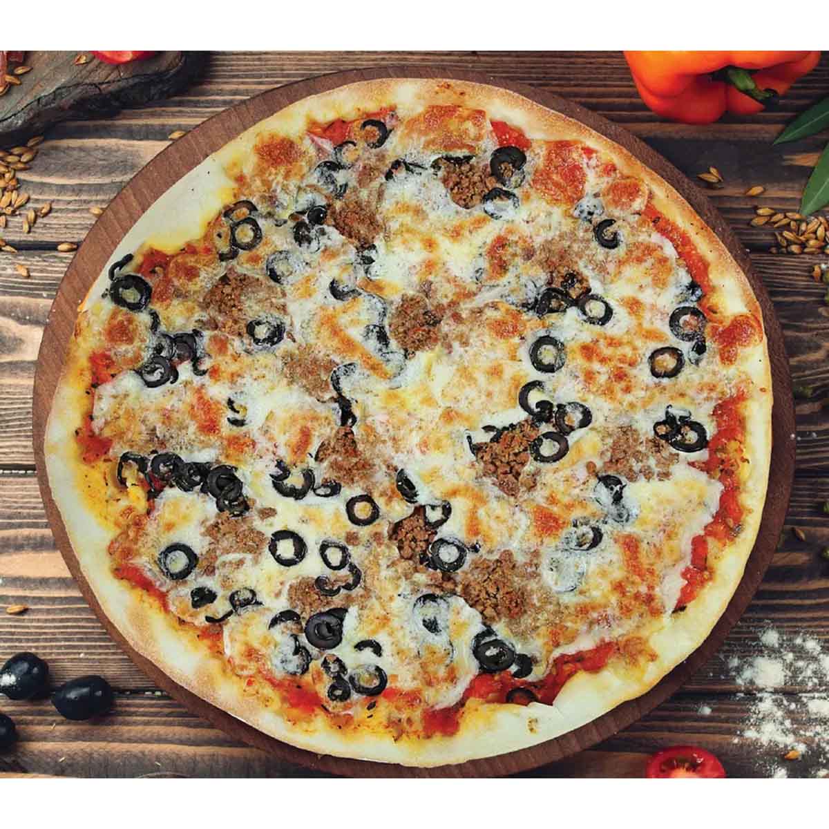 Pizza Bolognese Olive-Regular